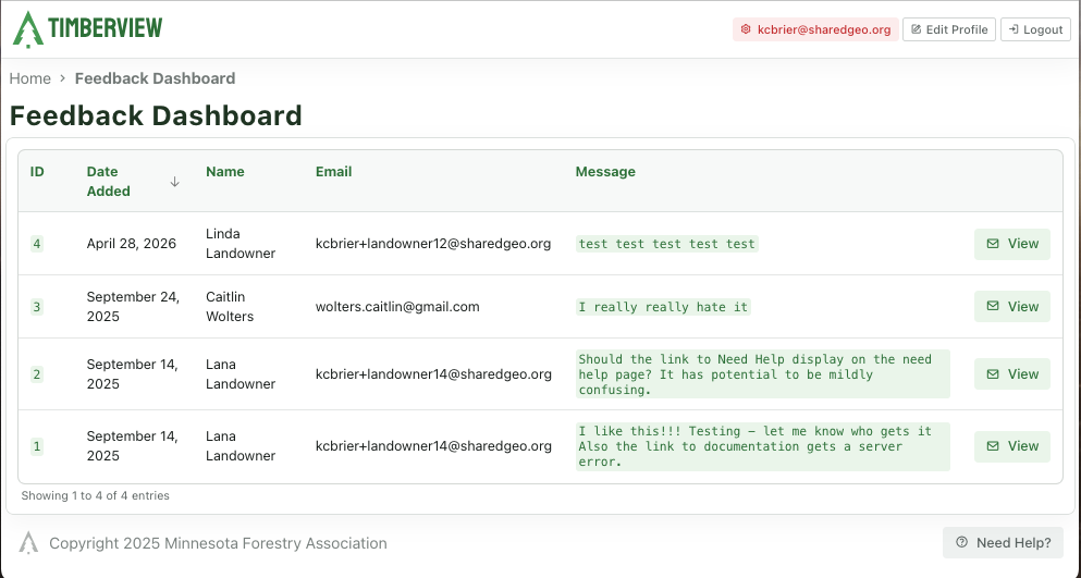 Feedback Dashboard