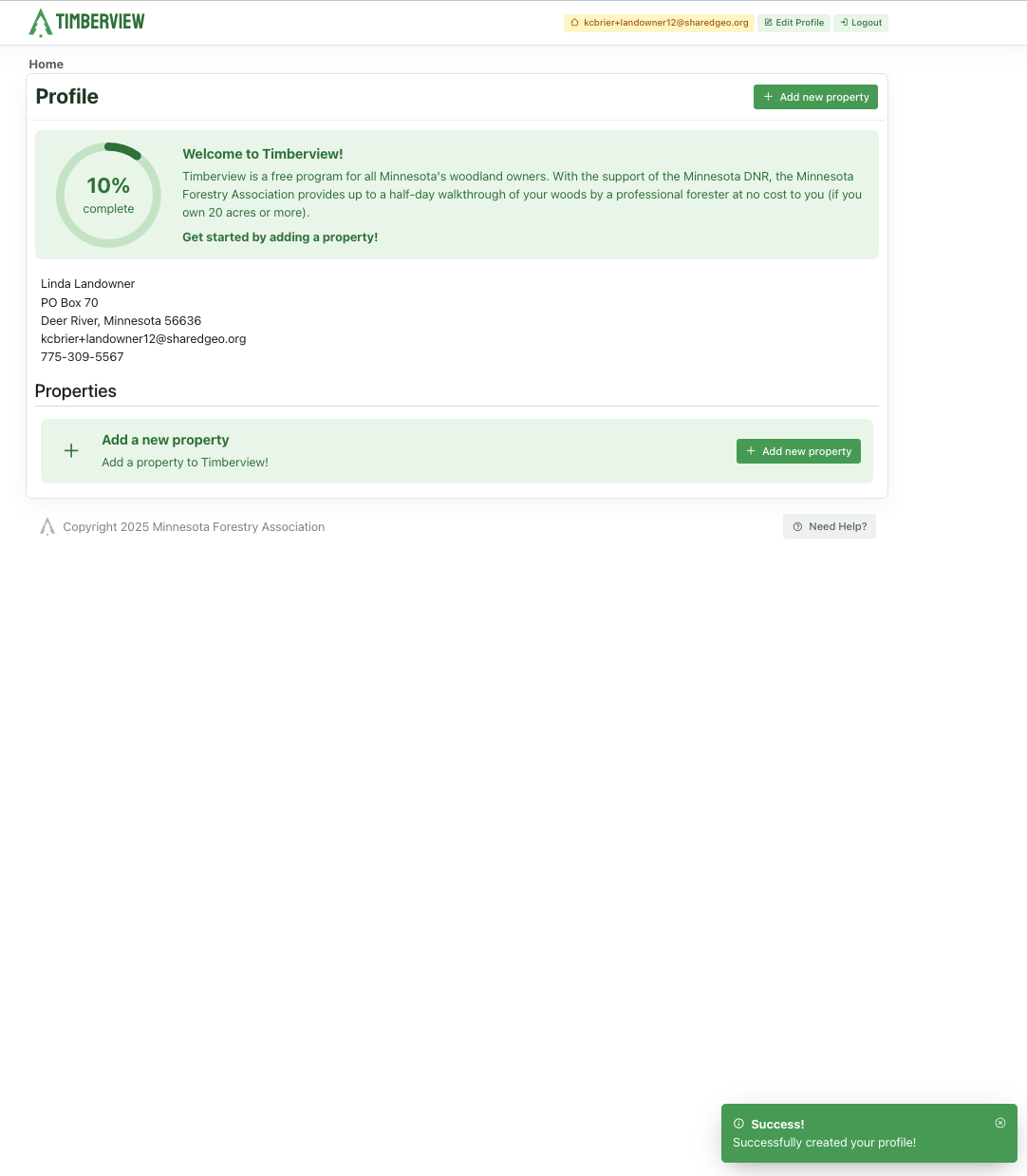 Landowner Profile